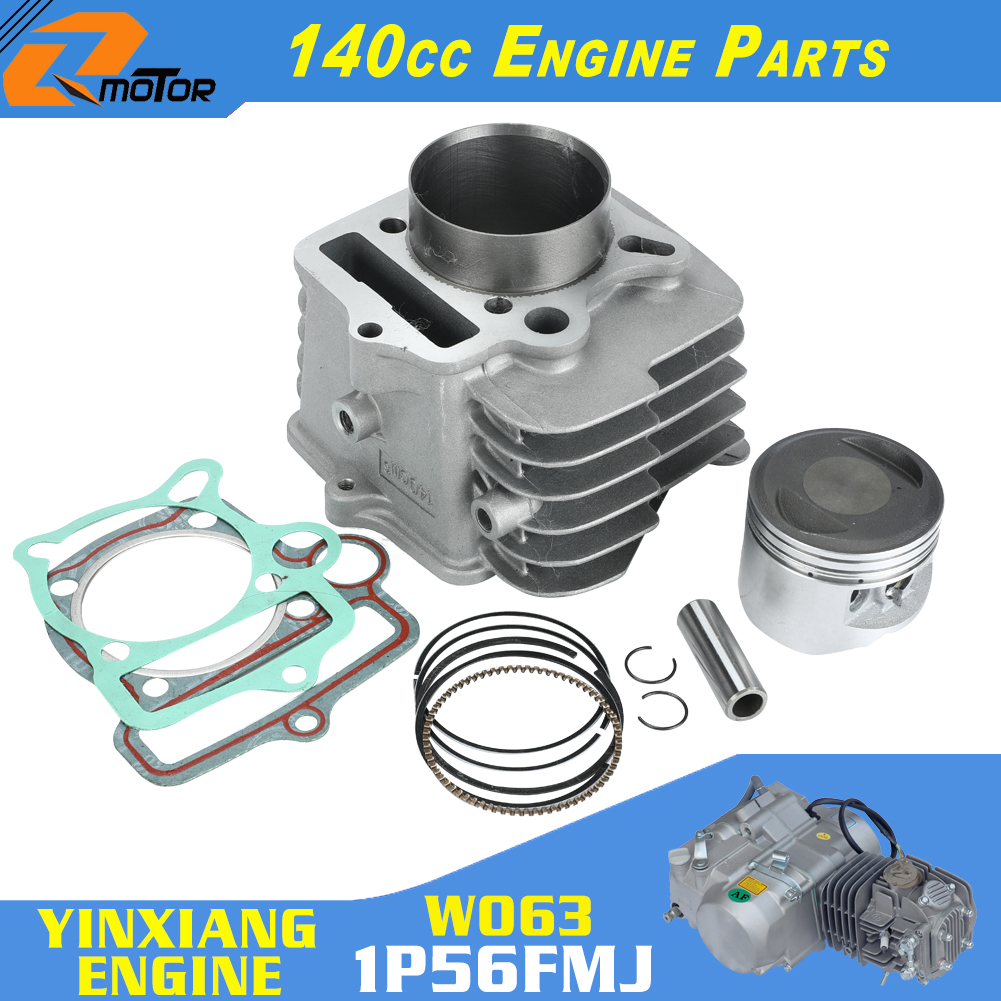 yingXiang YX140 エンジンシリンダー 56 ミリメートルピストンキットシリンダーヘッドガスケット付き Kayo Apollo Bosuer Xmotos 140cc ダートピットバイク用