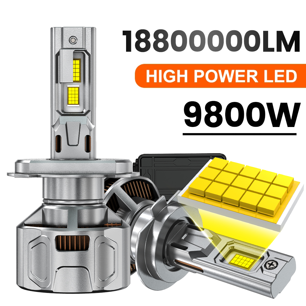 18800000LM H4 Canbus LED ヘッドライト電球 9800 ワット H7 H11 H1 9005 HB3 9006 HB4 ターボ自動ヘッドランプ 12V 24V 車のライト