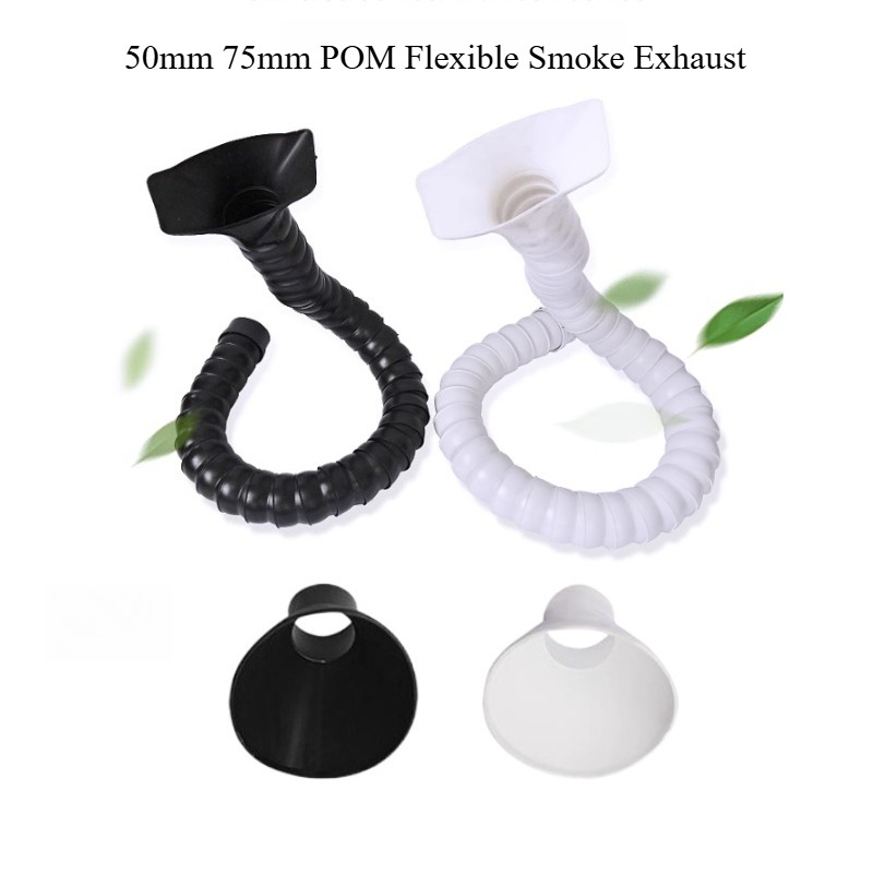 POM 柔軟な排煙ベンチレーターパイプ、はんだ付け用煙抽出器溶接ヒュームアーム、角丸フード付き