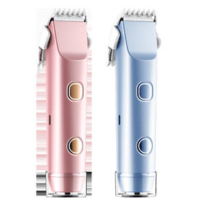 女性用2in1脱毛キット。防水電気シェーバーと陰毛除去器、水洗い可能、LED USBプラグインジケーター付き。
