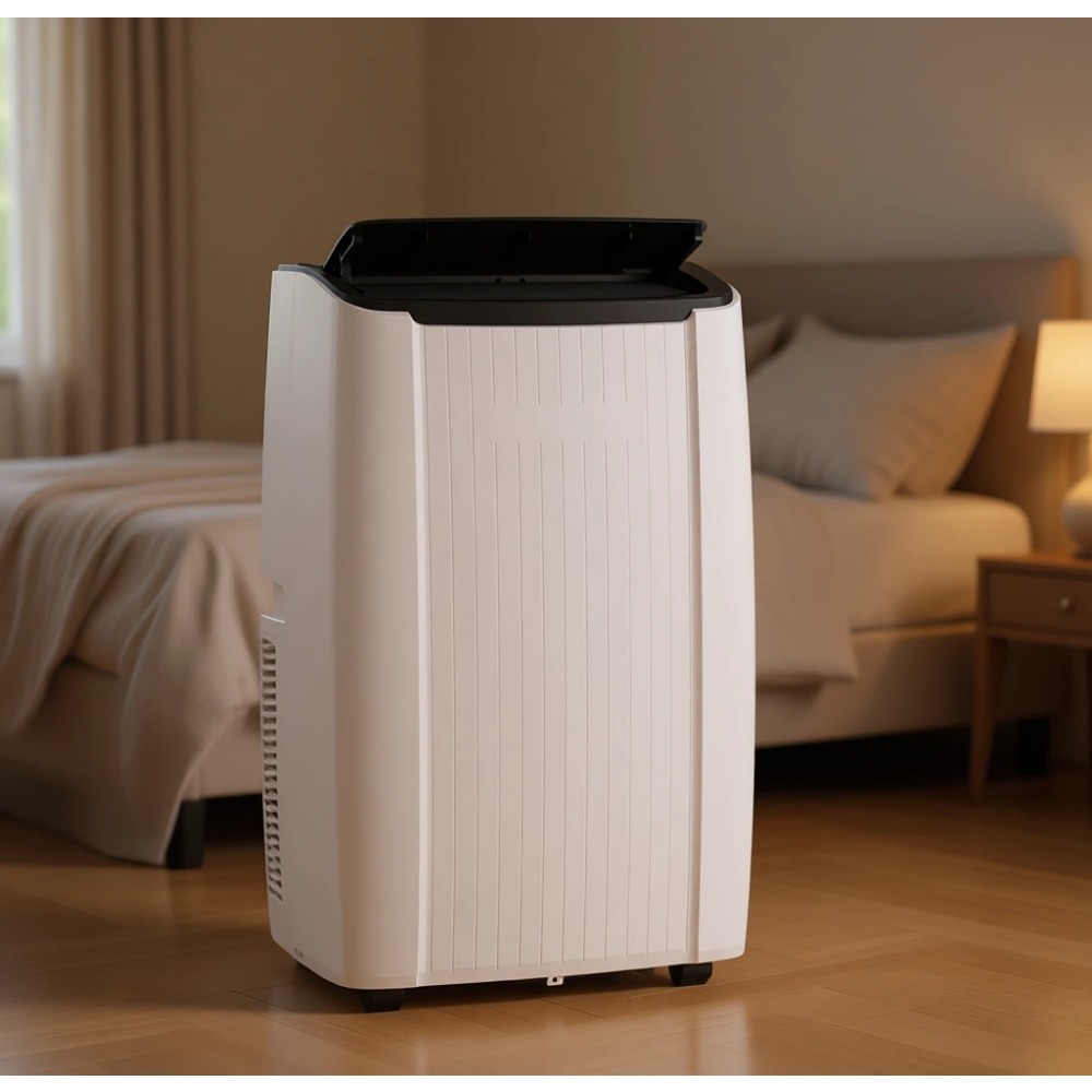ポータブル 14000 BTU エアコン、除湿器、ファン、リモコン付き、エネルギー効率が高く、最大 700 平方メートルまでの部屋に対応します。フォート