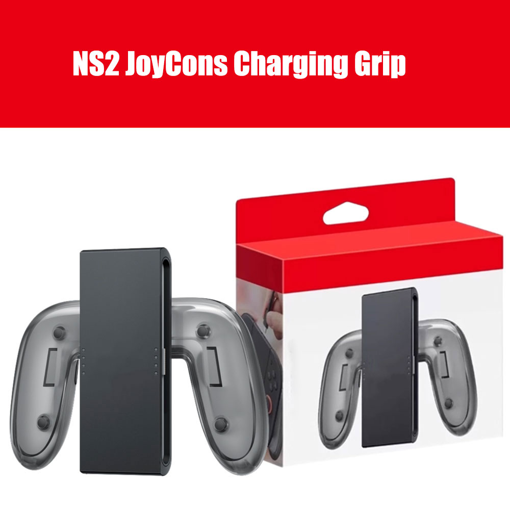 NS2 コンソール JoyCons 充電グリップコントローラーポータブルホルダースタンド用ゲームアクセサリー充電器機能付き