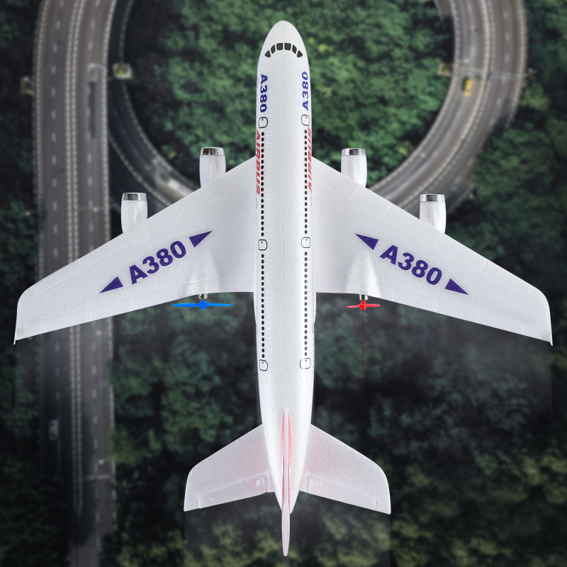 DWI リモコン航空機 2.4 グラム EPP 発泡リモコンおもちゃ A380 旅客機モデルドローン子供のギフト
