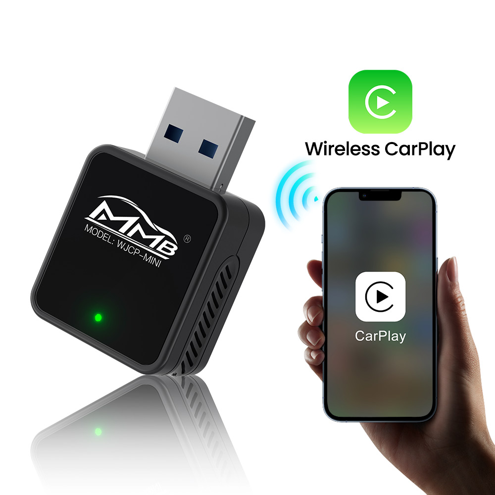 MMB ミニ 2in1 ワイヤレス CarPlay Android 自動アダプタースマートカー Ai システムオンラインアップデート BT5.2 OEM 有線アウディベンツホンダトヨタ