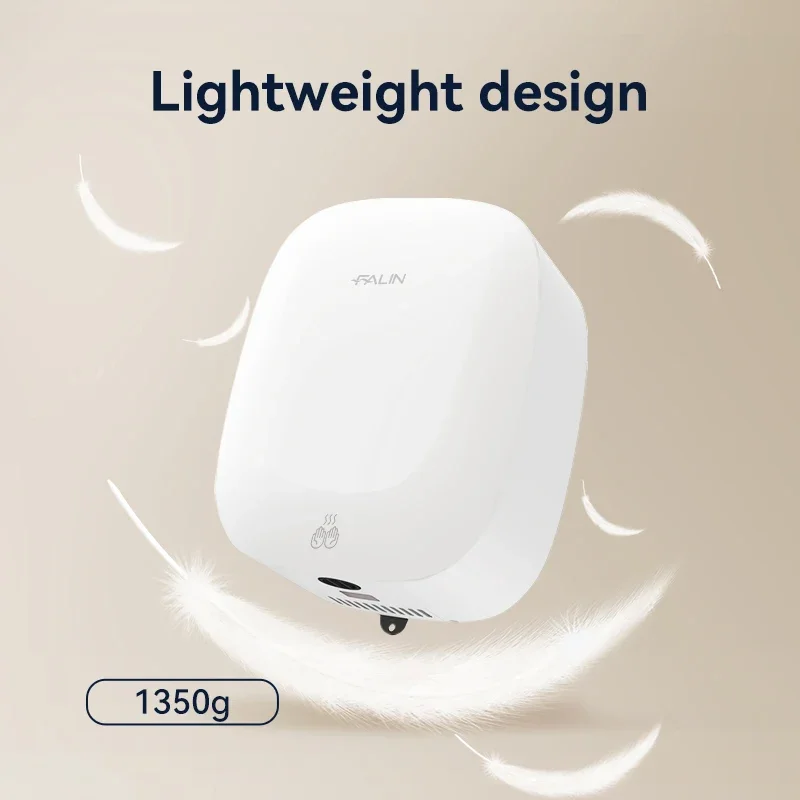 NewFL-2503 商業 1000 ワット電気ハンドドライヤー ABS 壁掛け高速ホテル用自動センサー