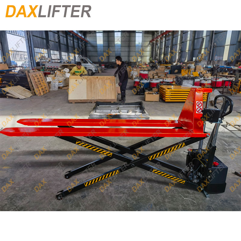 2026 新デザイン 1ton 500kg 電動ハイリフトハンドシザーリフトパレットトラック