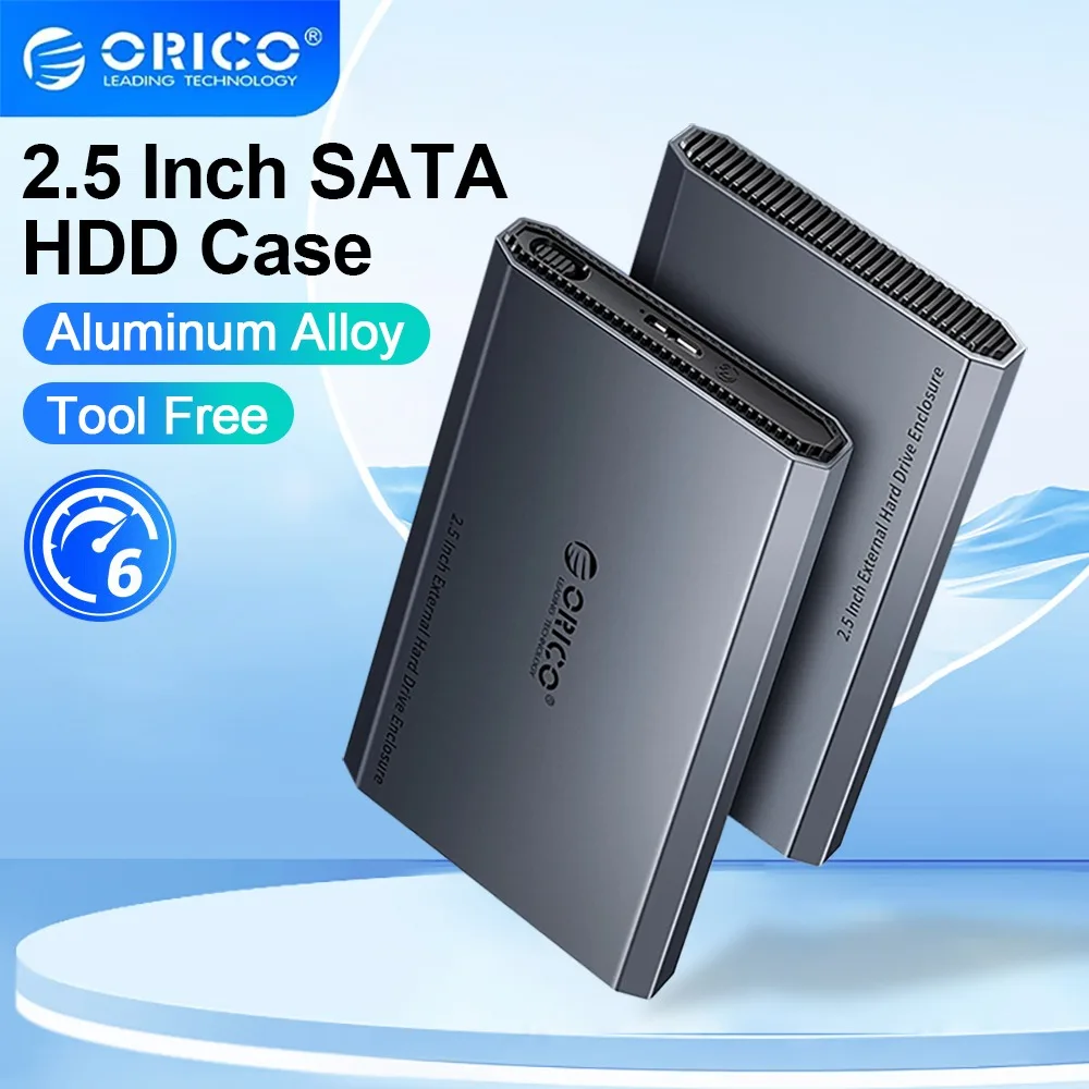 ORICO 2.5 インチ Type-C 外付け HDD SSD ケース 5Gbps ハードドライブエンクロージャ アルミニウム合金