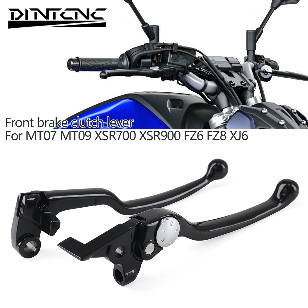 フロントブレーキクラッチレバーヤマハ MT07 MT09 トレーサー XSR 700 900 FZ6 FZ8 XJ6 TENERE 700 オートバイ左右ハンドルアルミ