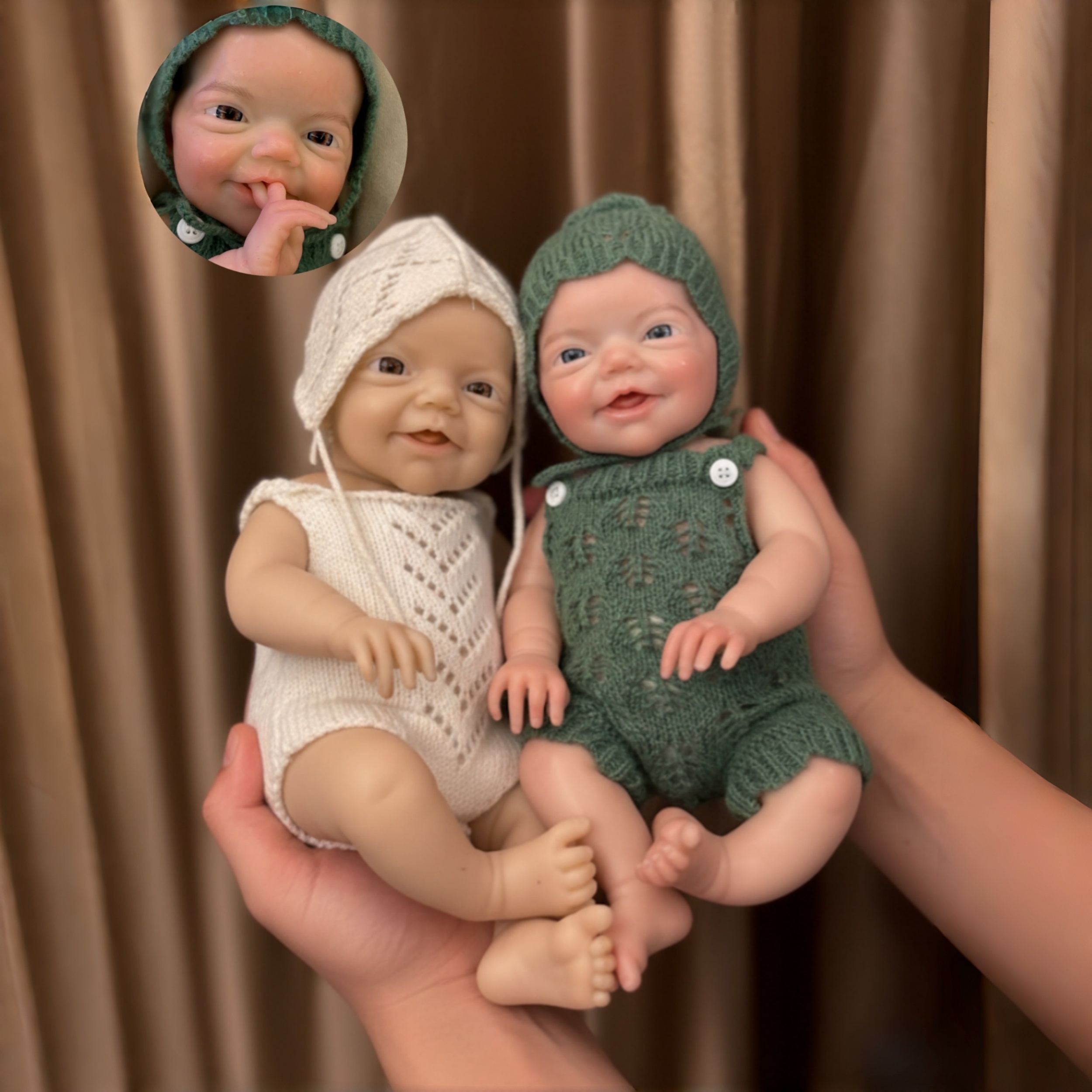 OhardDolls 13 インチ シリコン リボーンドール 口を開けた 未塗装/塗装済み リアルな人形 ギフト コレクタブル 等身大 ボディ