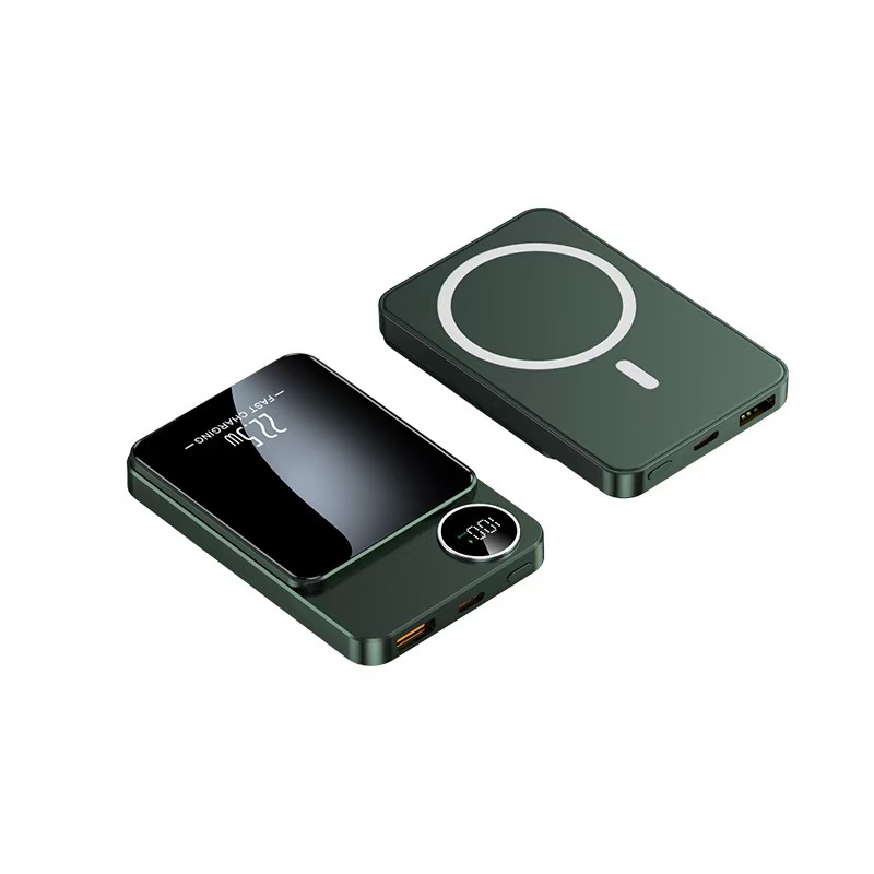 10000mAh 磁気ワイヤレス電源銀行 22.5 ワット MagSafe 高速充電ポータブルバッテリー充電器ケース iphone サムスン Xiaomi