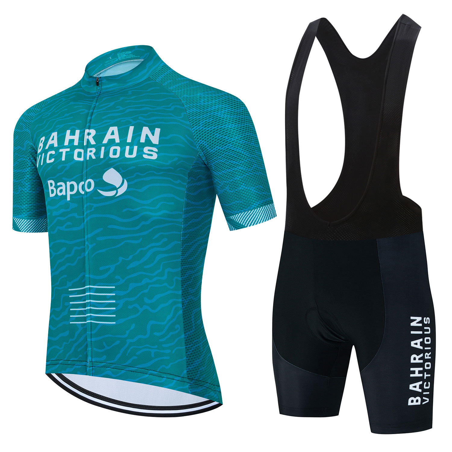 2023 バーレーンチームサイクリング服男の夏 MTB バイクスーツ半袖バイク服 Ropa Ciclismo Hombre サイクリングジャージセット
