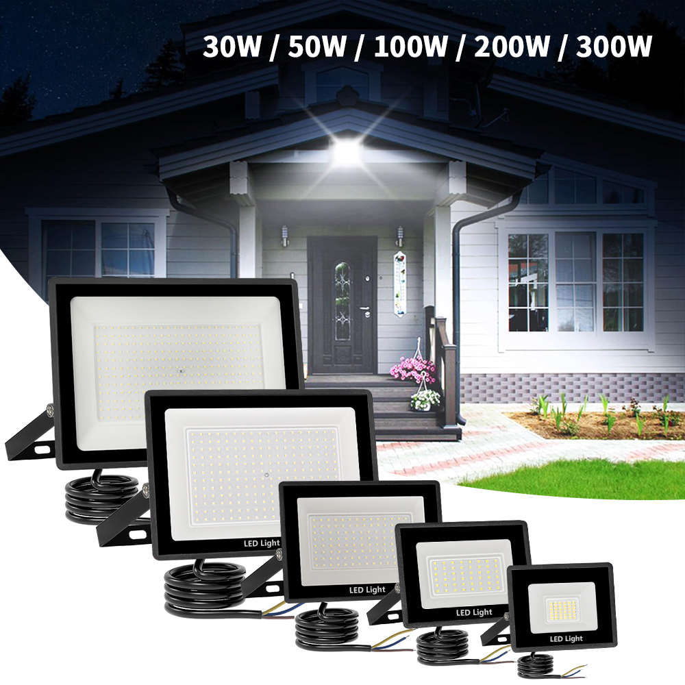 300 ワット 200 ワット 100 ワット 50 ワット 30 ワット LED フラッドライト屋外街路照明投光器防水 IP67 リフレクター Projecteur フォーカススポットライト