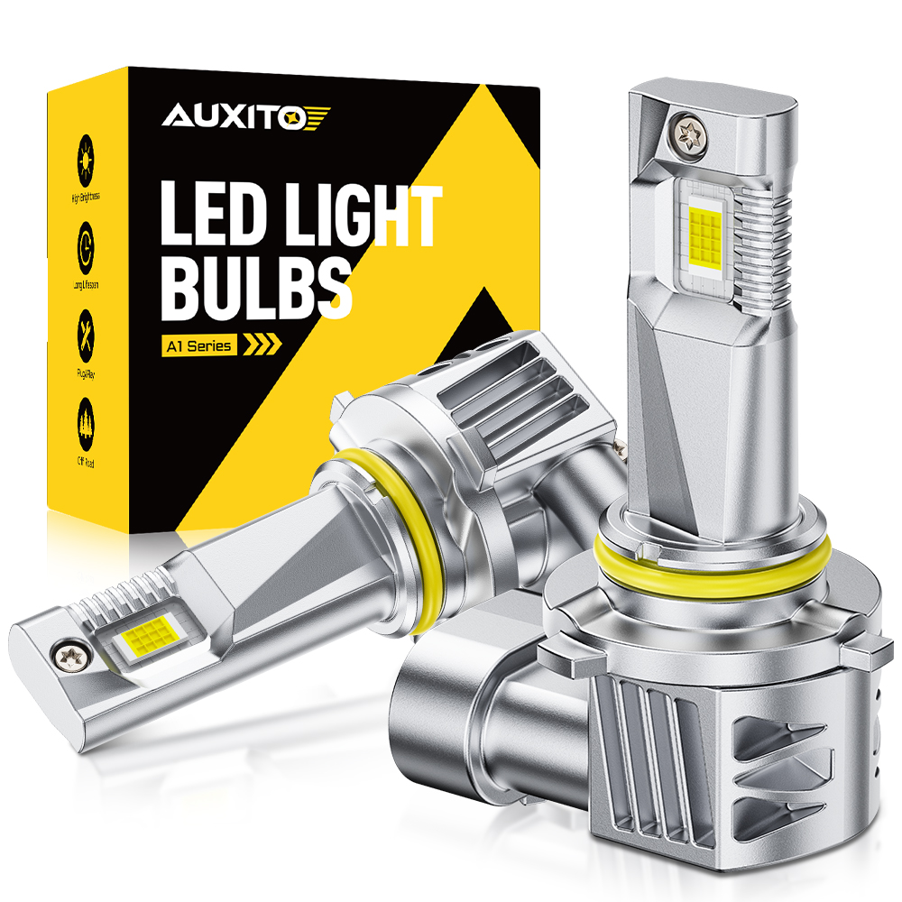 AUXITO 2 個 9006 HB4 9005 HB3 LED フォグランプ電球 DRL H11 H8 LED フォグヘッドライト電球 Canbus 1:1 ミニサイズ ホワイト 12000LM 車ランプ