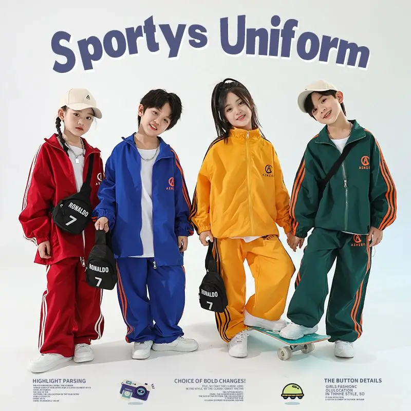 子供ヒップホップ衣装ボーイズジャズダンス服コーヒーデニムベストパンツ女の子モダンダンスパフォーマンス着用コンサート衣装