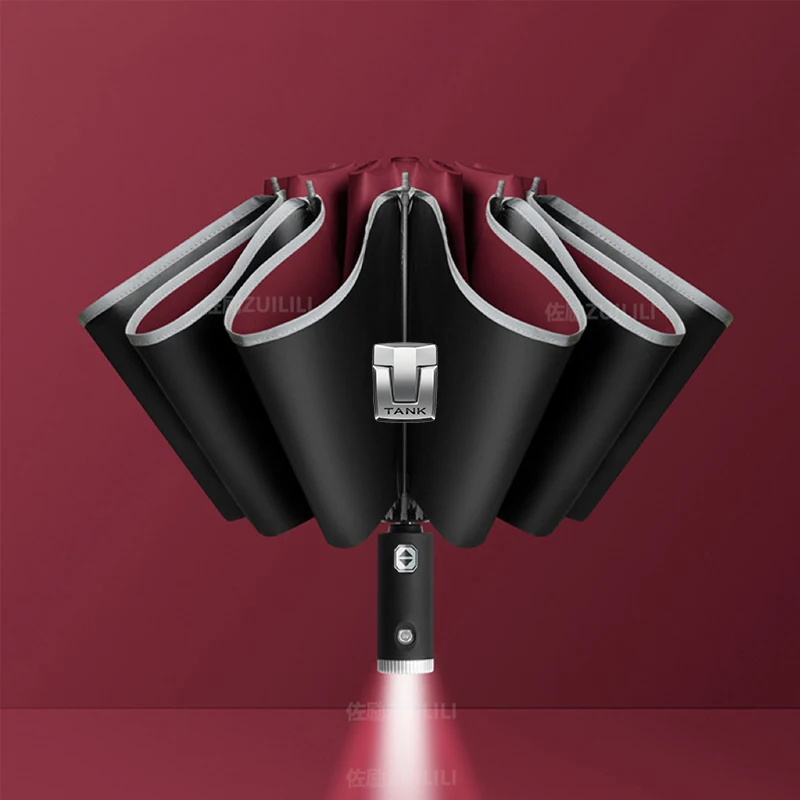 Car Automatic Folding Windproof Sunshade Umbrella For Great Wall TANK 300 TANK 400 TANK 500 TANK 700 2022 2023 2024 Accessories