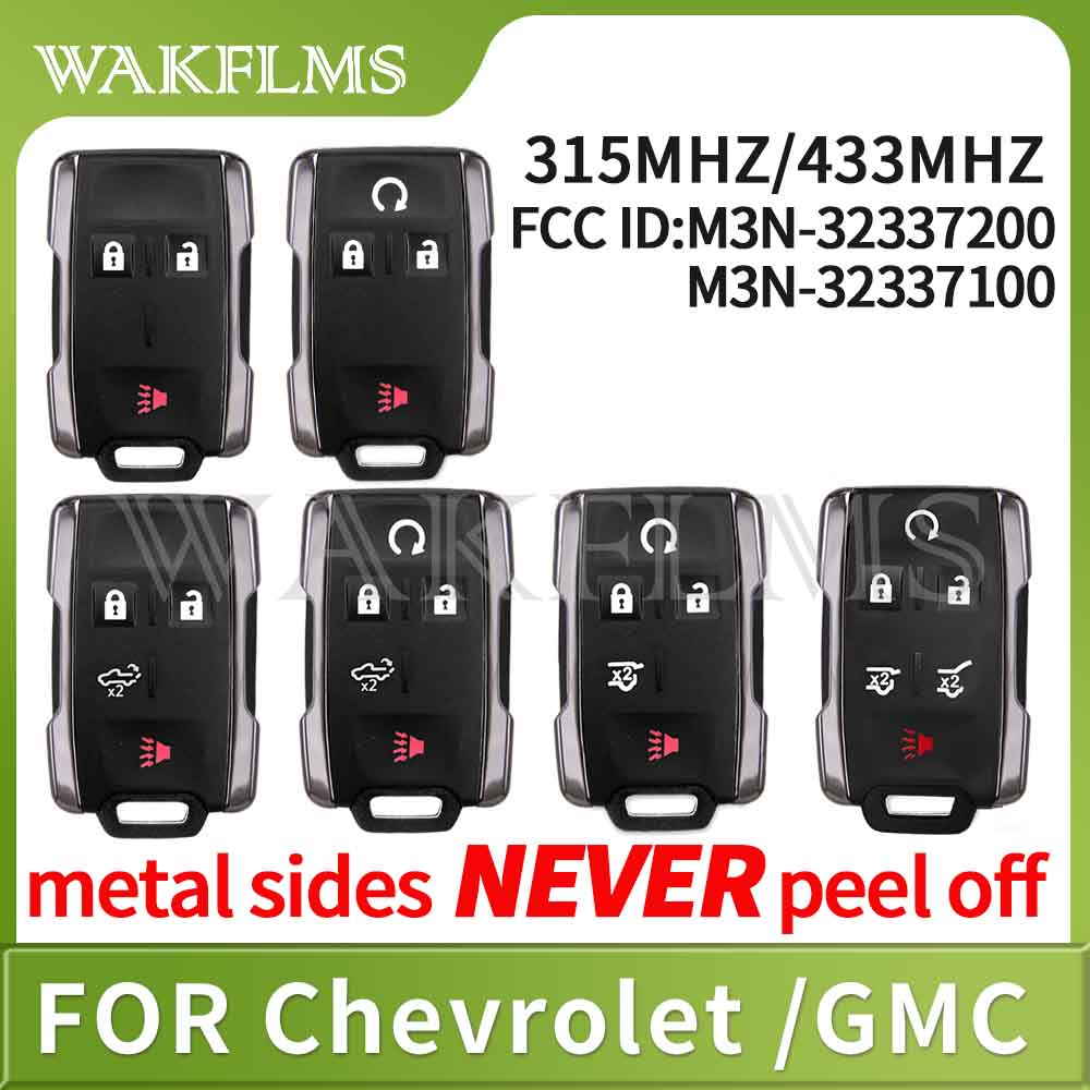 M3N-32337200 M3N-32337100 シボレー GMC シルバラード サバーバン タホ ユーコン シエラ 2017 2018 2019 2020 リモートキー 315Mhz 433MHz
