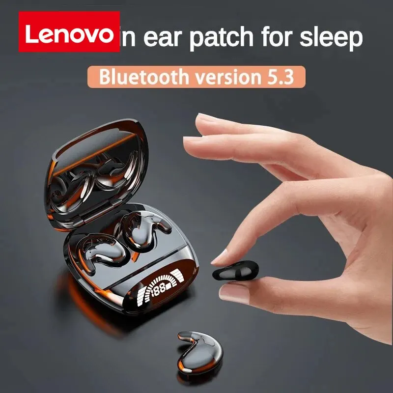 Lenovo Invisible Sleep Bluetooth 5.3 イヤホンミニ無痛通話ノイズキャンセリング薄型ワイヤレスヘッドフォン XIAOMI iPhone 用