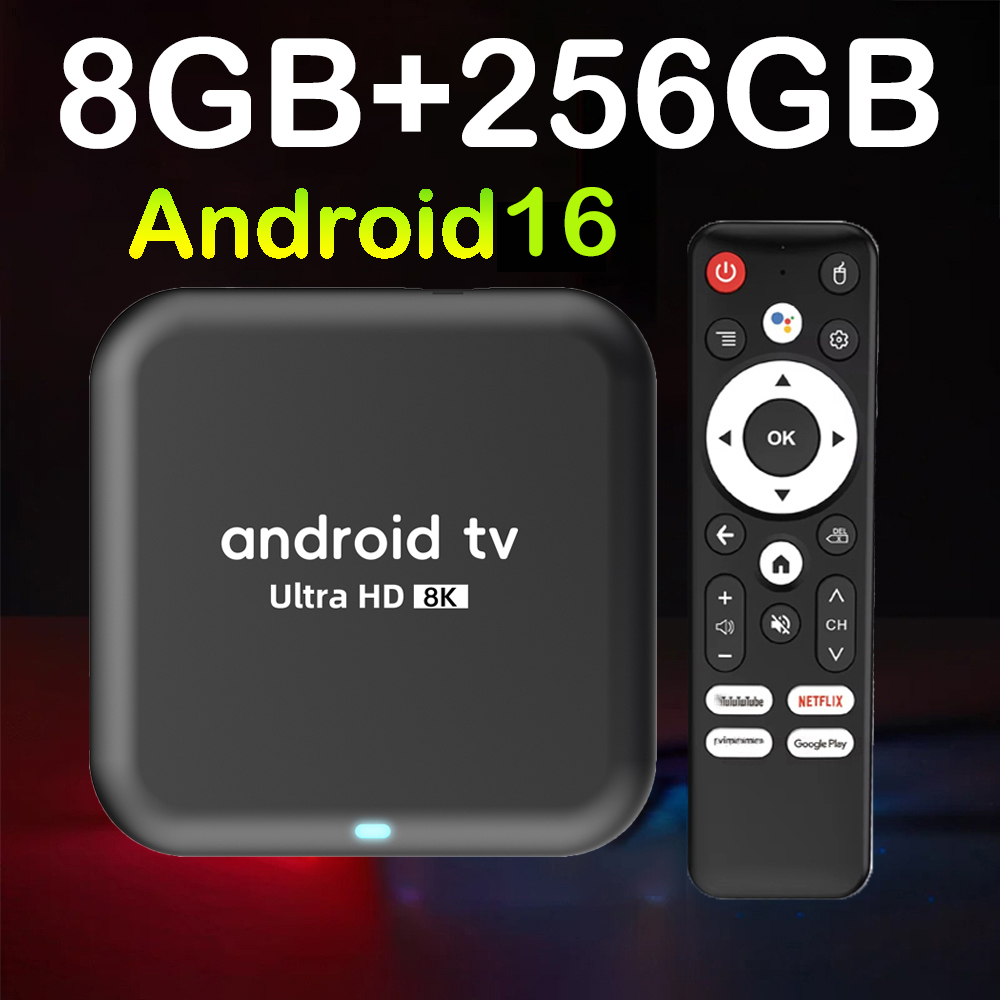 スマート TV ボックス 2026 Android 16 Q18 RK3518 デュアル Wifi 5G Wifi6 Google アシスタント 8K ビデオ BT6.0 Netflix 8GB 128GB 256GB メディアプレーヤー