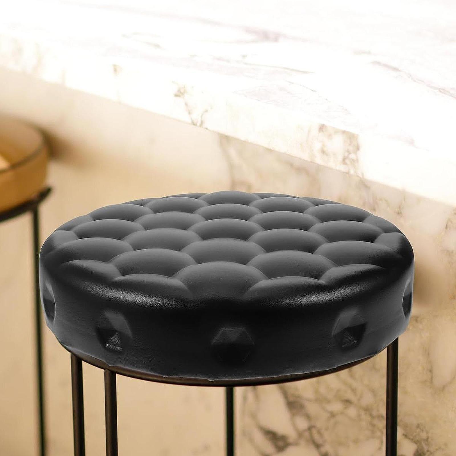 バースツール シートクッション シートトップ 快適な交換部品 取り付け簡単 PU レザーカバー 高耐久 サロン理髪店 SPA用