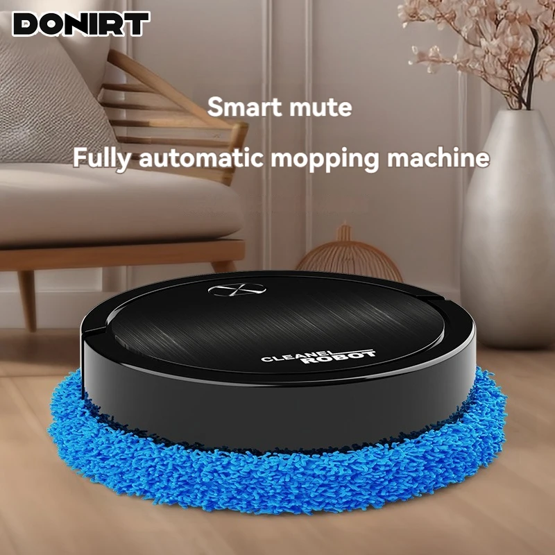 床拭きロボット サイレントフロアスクラバー クリーニングエキスパート ウェット＆ドライ スマートホーム床掃除 自動電動クリーンロボット