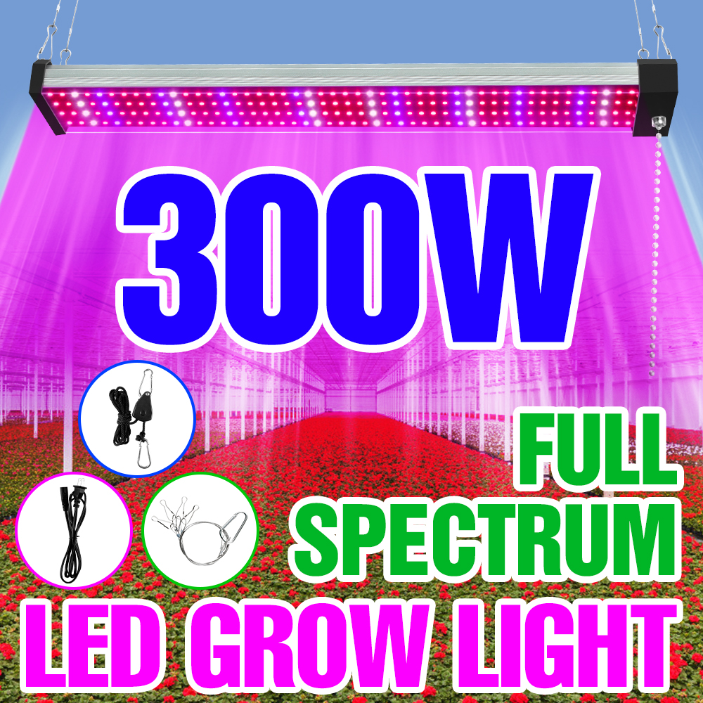 300 ワット LED 植物成長ライトフルスペクトル量子ボード屋内花の種子水耕温室野菜栽培成長ランプ