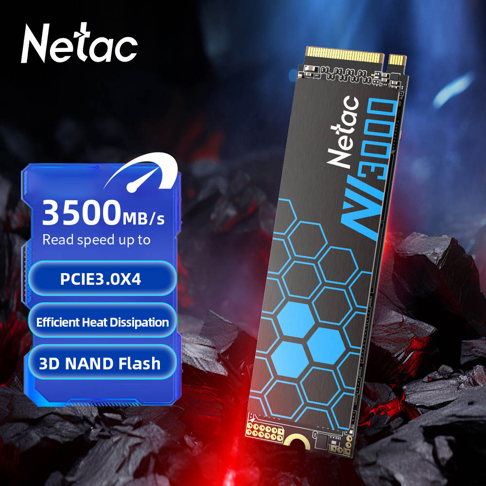 Netac SSD NVMe M2 250GB 500GB SSD 1TB 2TB SSD M.2 2280 PCIe3.0X4 内蔵ソリッド ステート ドライブ ディスク ラップトップ デスクトップ用