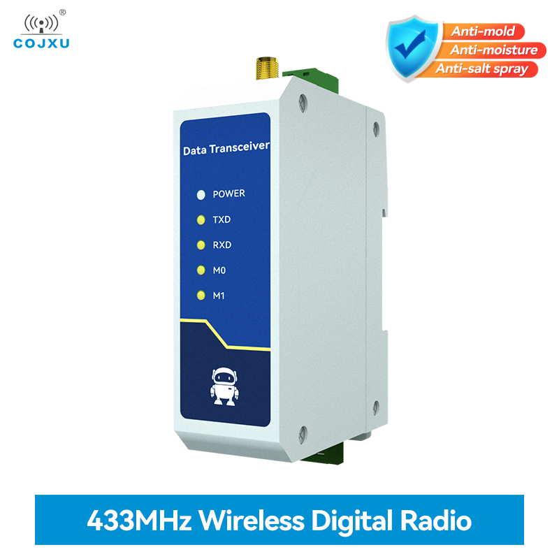 433MHz ワイヤレスデジタルラジオ COJXU E95-DTU(433C20-485)-V2.0 RS485 高速連続送信 20dBm RSSI 低遅延