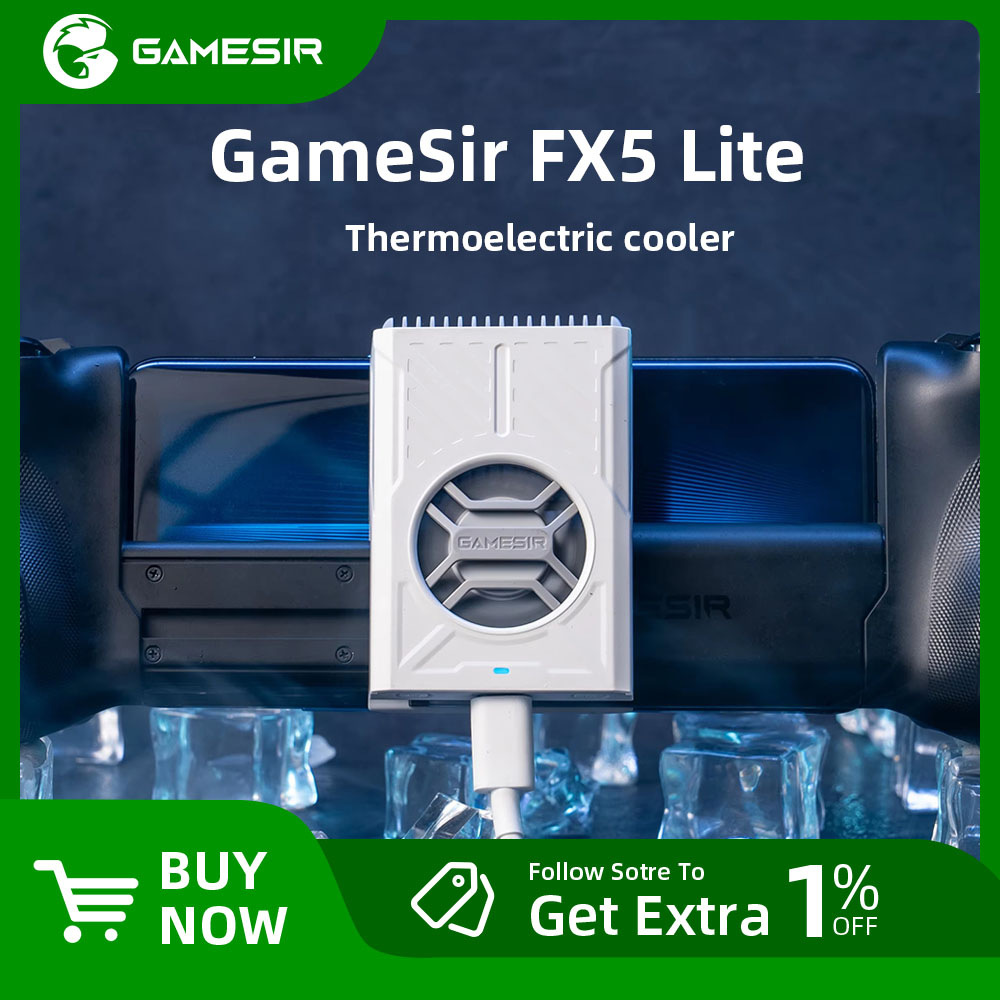 New GameSir FX5 Lite Wired Phone Controller Cooler for X5 series controller dedicated Game controller accessories