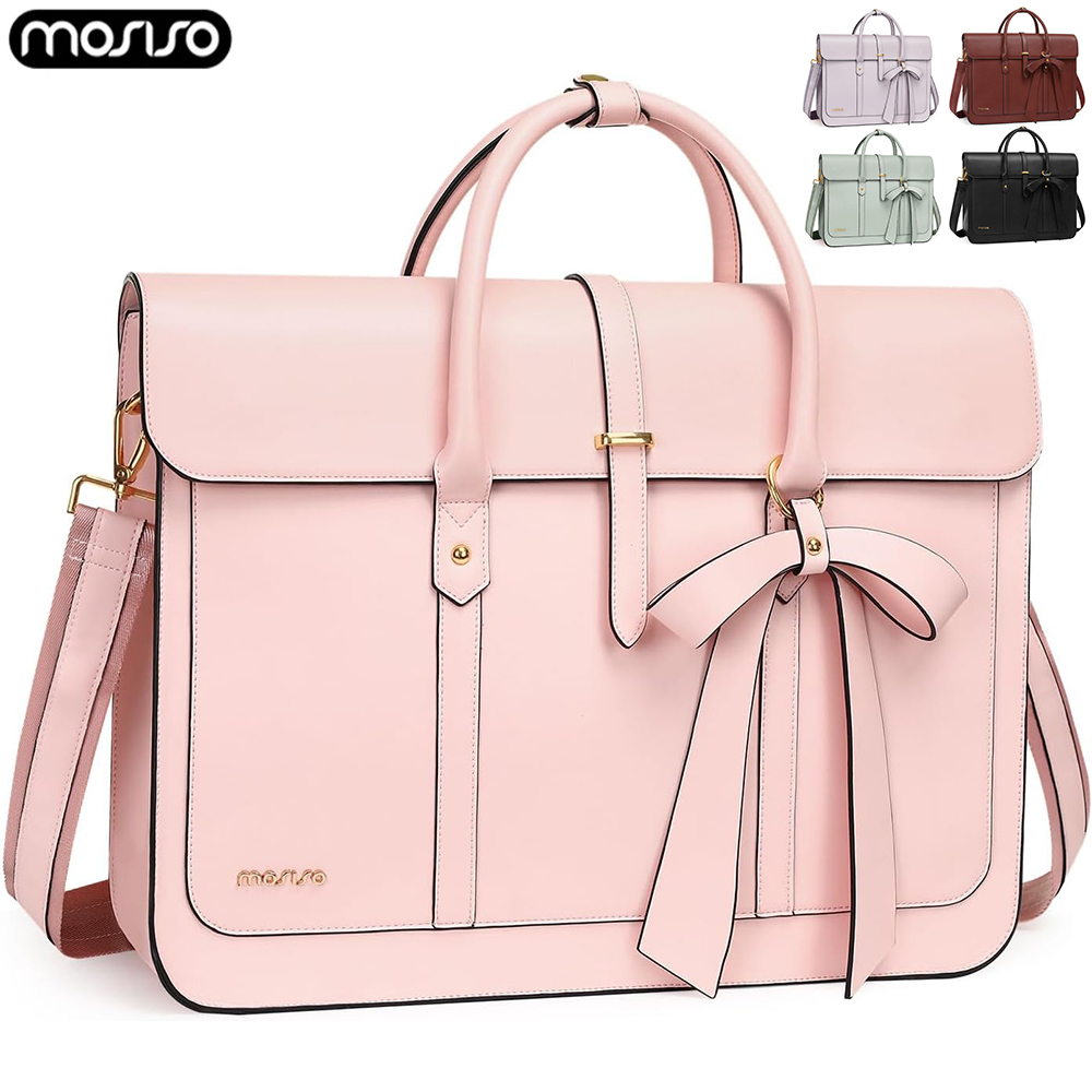 ラップトップバッグ ブリーフケース 15 16 インチ Pu レザーショルダーバッグコンバーチブルバックパック女性のメッセンジャーバッグカジュアル仕事旅行ハンドバッグ