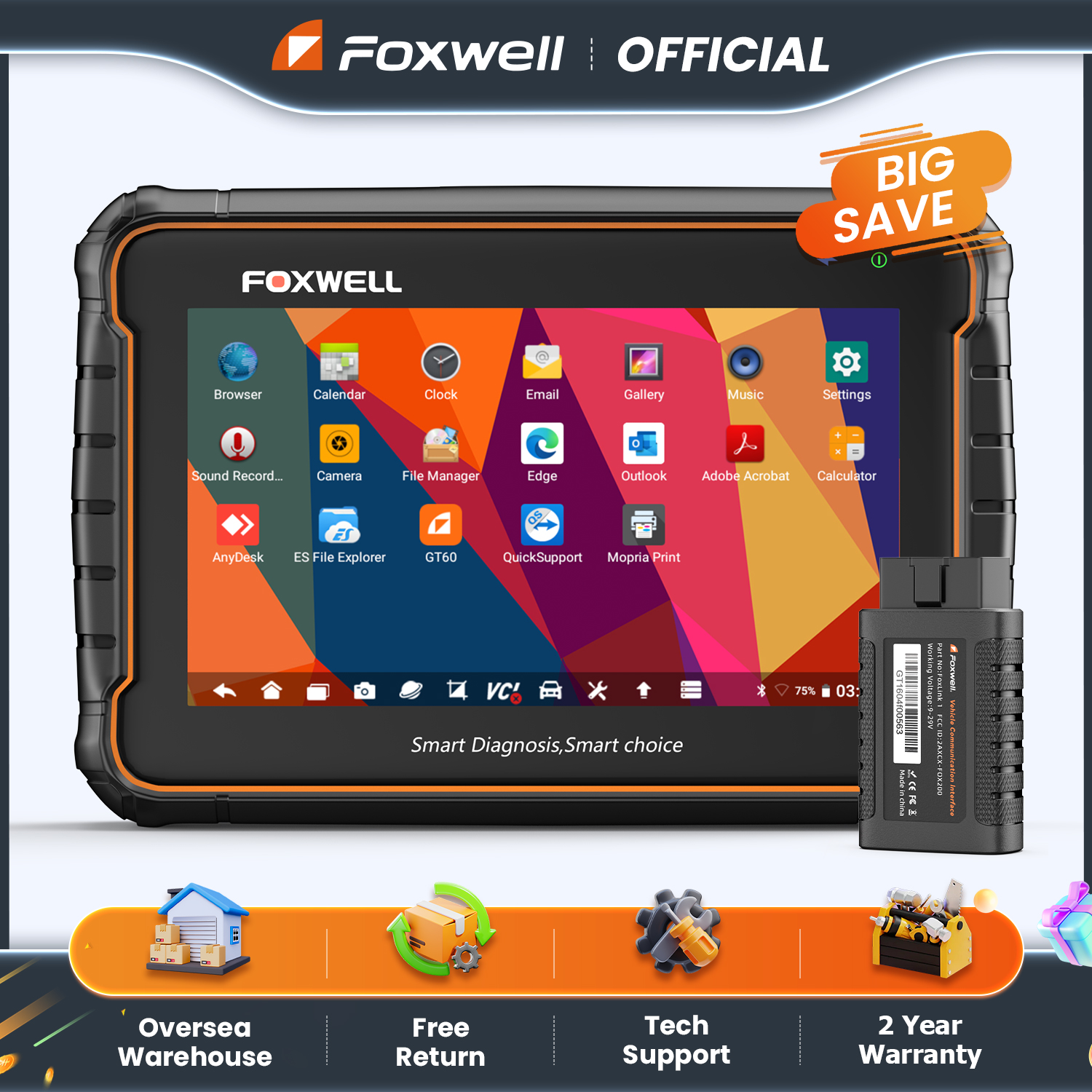 FOXWELL GT60 OBD2 診断ツール全システム双方向車コードリーダー 24 リセットプロフェッショナル OBD 2 自動車スキャナー