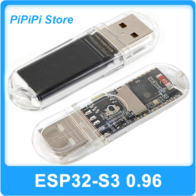 ESP32 S3 ドングル開発ボード 0.96 インチ ST7735 IPS LCD ディスプレイ画面 ESP32-S3R8 チップ 8 メガバイト PSRAM 16 メガバイトフラッシュ Arduino 用