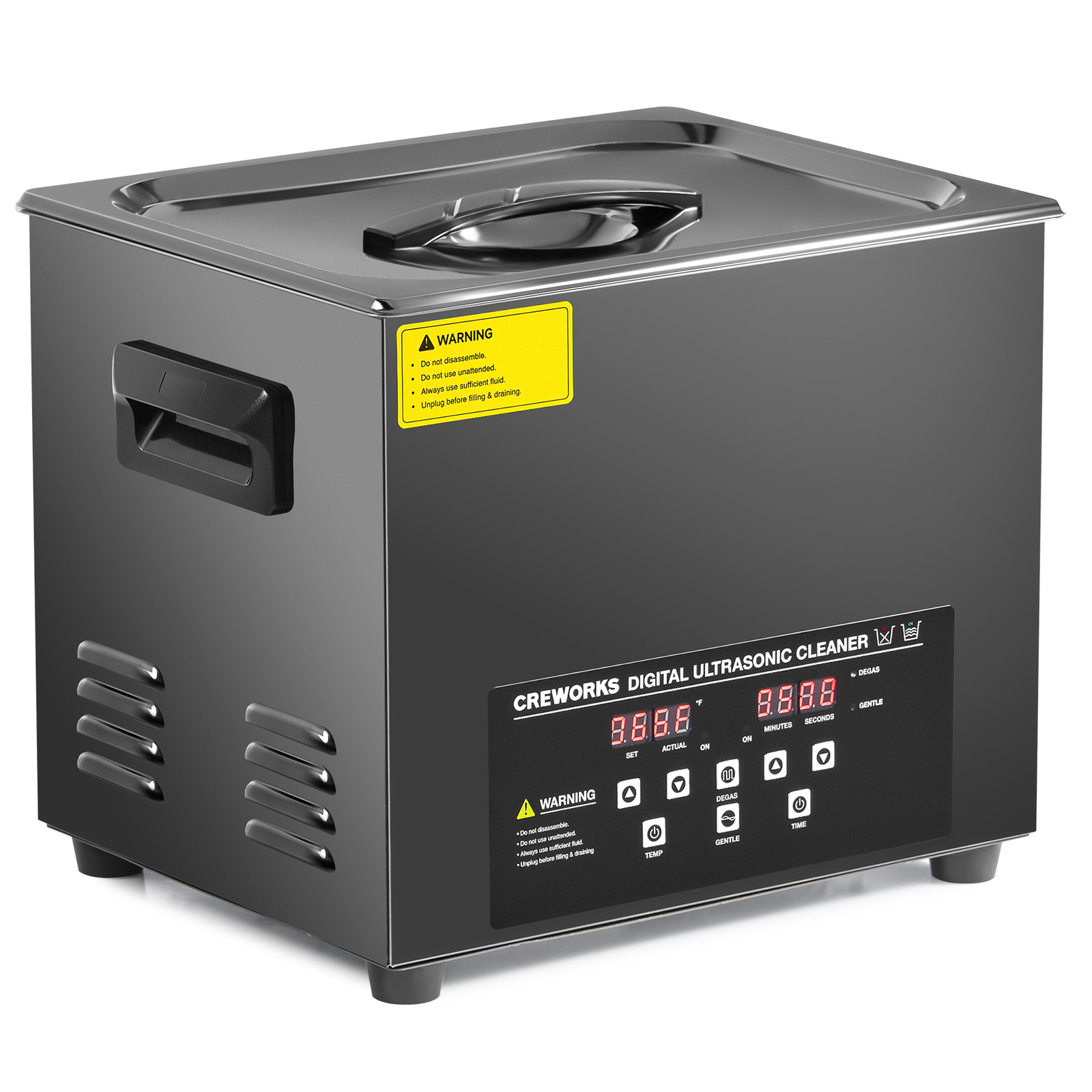 10L 超音波洗浄機 2.5X ヒーター 脱ガスで効率的