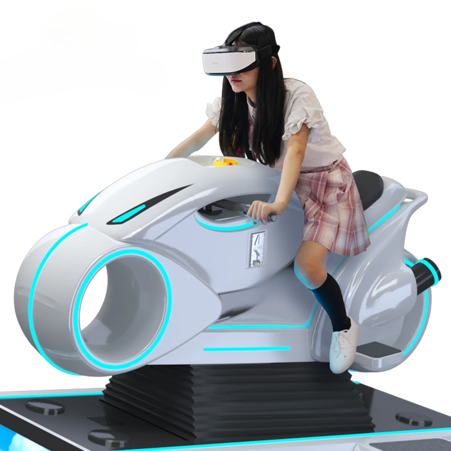 VR ドライビング レーシング シミュレーター アーケード ゲーム VR オートバイ モーション シミュレーター VR 9D ゲーム レースカー