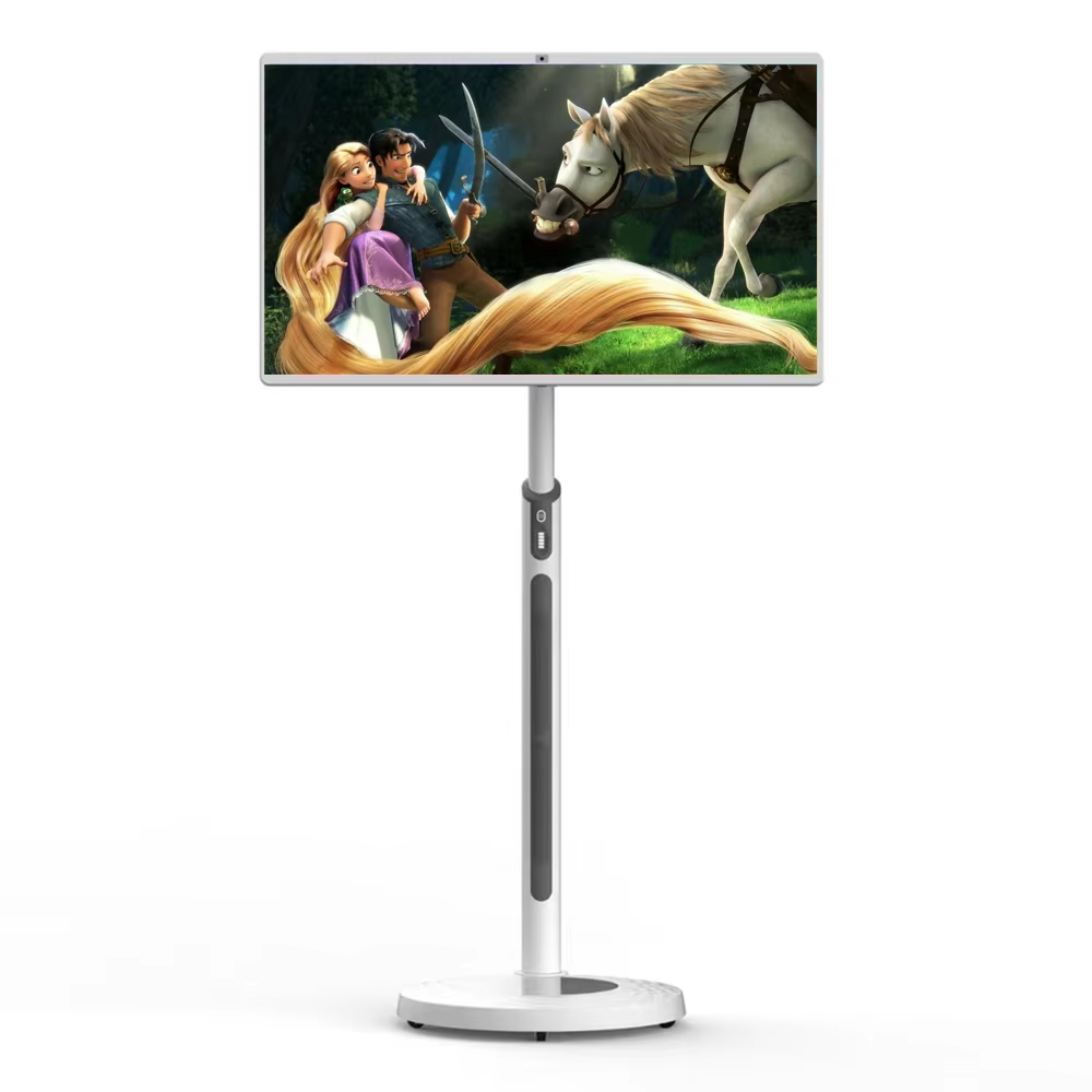 工場販売 32 インチモバイルセクシーガールスマートディスプレイ親友マシン FHD タッチスクリーンタブレットモニター Android 13.0 ポータブルテレビ