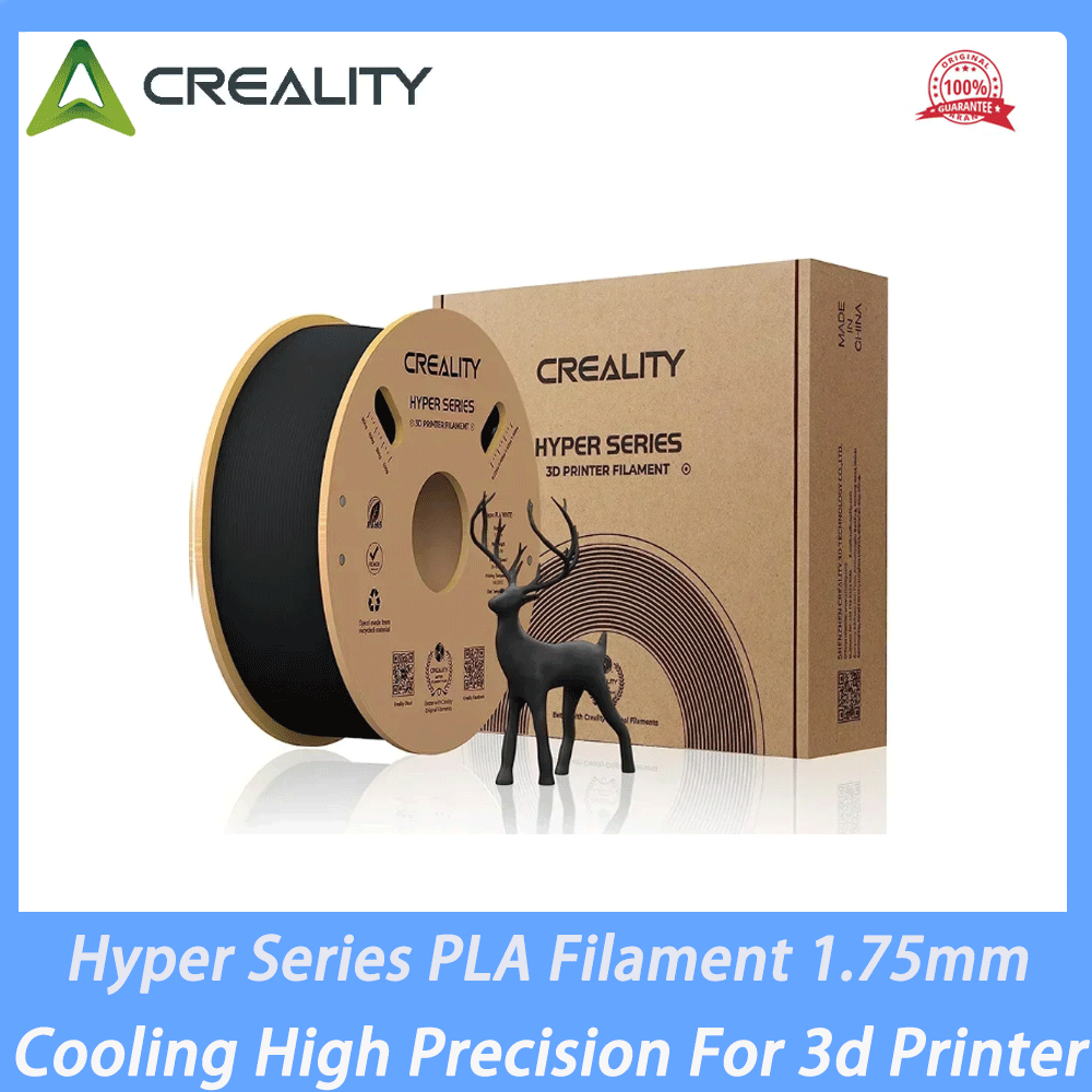 CREALITY 3D プリンタ材料ハイパーシリーズ PLA フィラメント 1.75 ミリメートル 1 キロ優れた流動性高速冷却高精度 3D プリンタ用