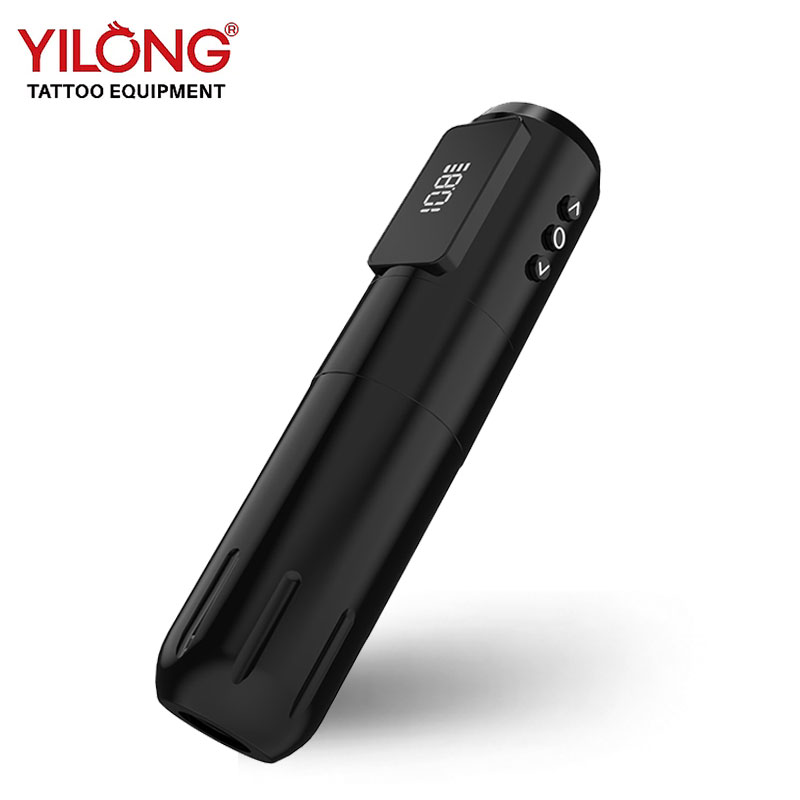 Yilong ワイヤレスタトゥーマシン 1600mah バッテリー 6 時間のバッテリー寿命タトゥーペンアートメイクマシンタトゥー用品