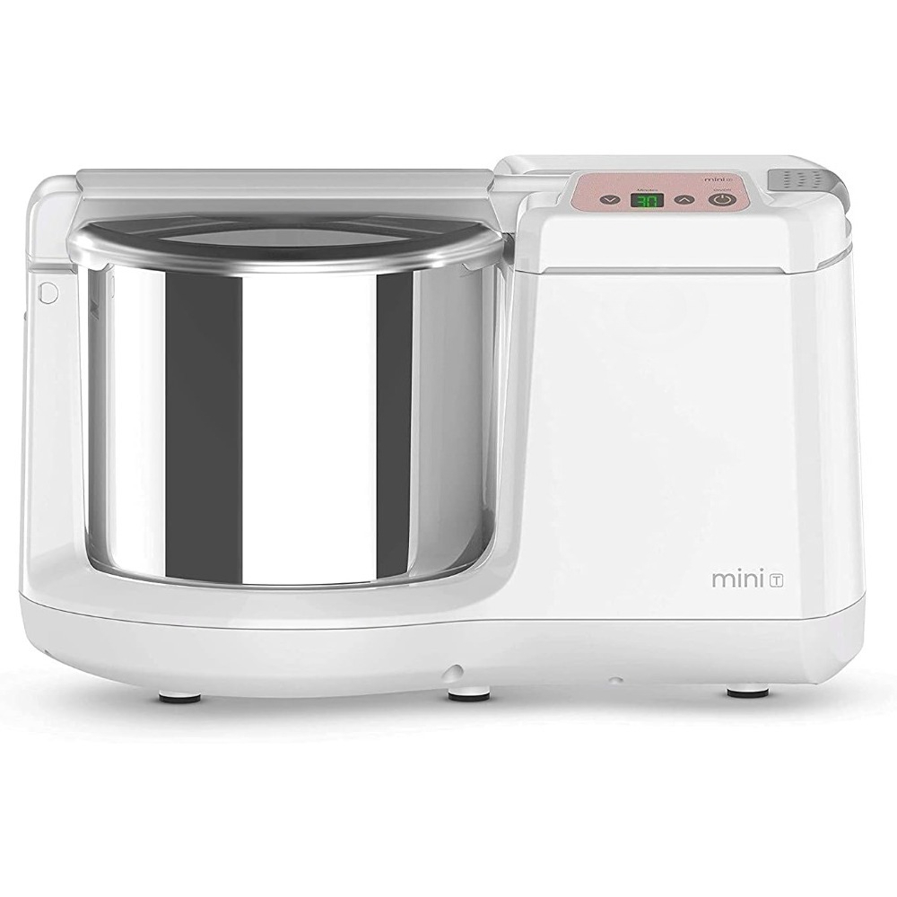 ウルトラミニ T テーブルトップ 1.25 リットルウェットグラインダー アッタニーダーとデジタルタイマー付き 110V ホワイト