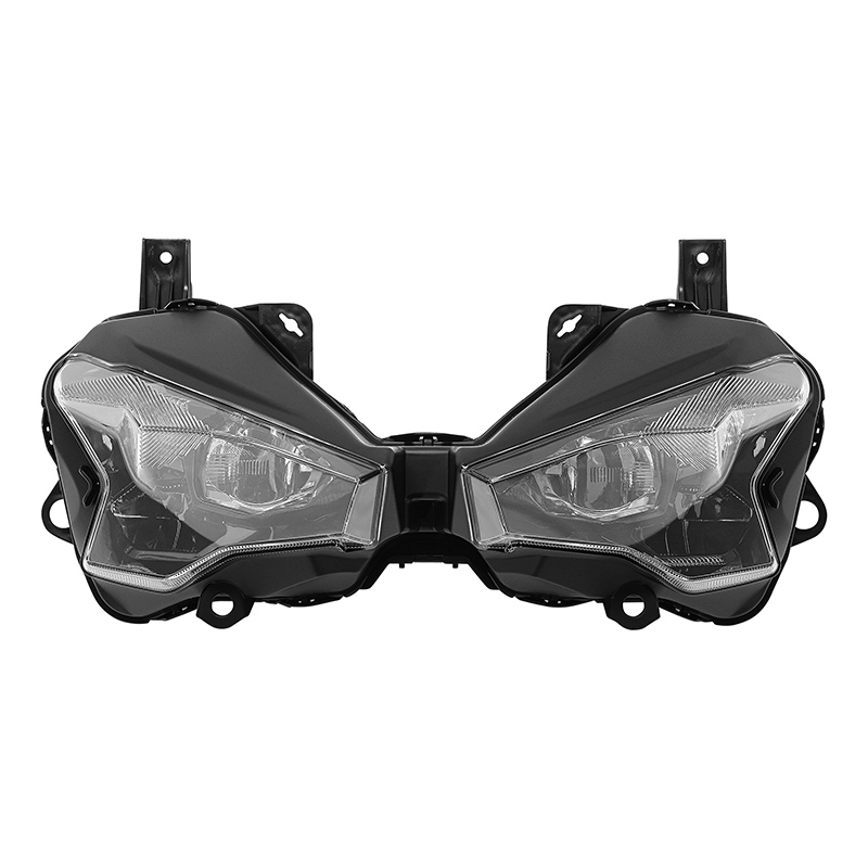 オートバイフロント LED ヘッドライトアセンブリヘッドランプカワサキニンジャ 500 ニンジャ 636 ZX6R 2024-2025