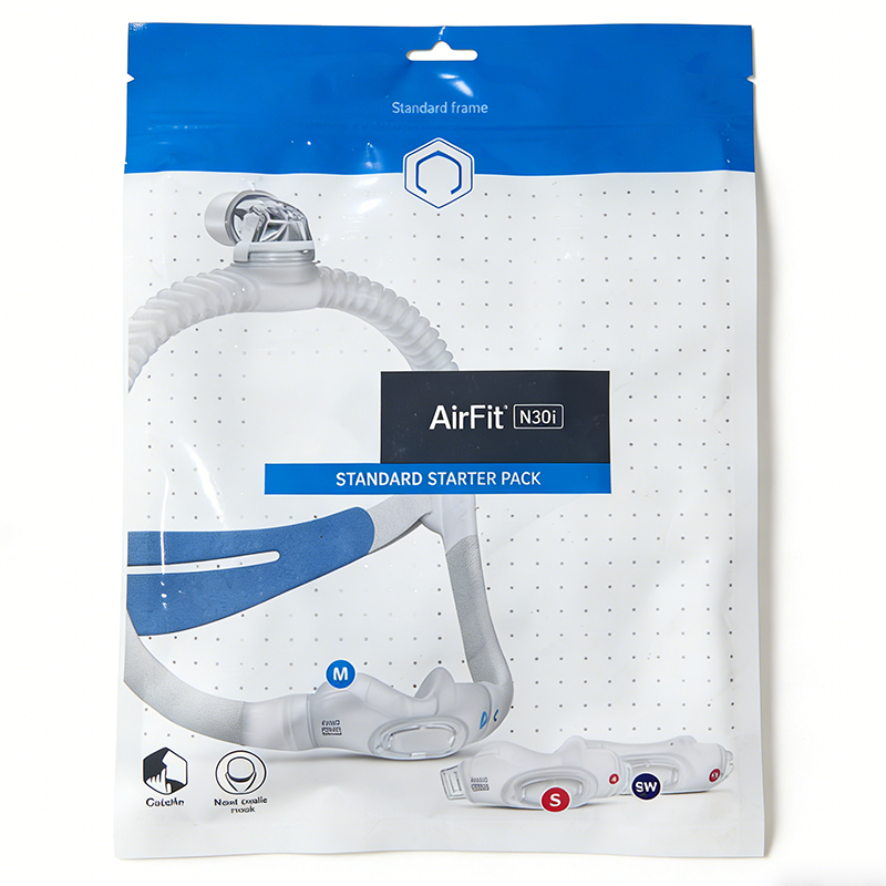 オリジナル AirFit N30i CPAP 鼻マスク Resmed 自動 CPAP 鼻マスク いびき防止睡眠時無呼吸症候群 ストラップフレームノーズパッド付き (S/M/SW)