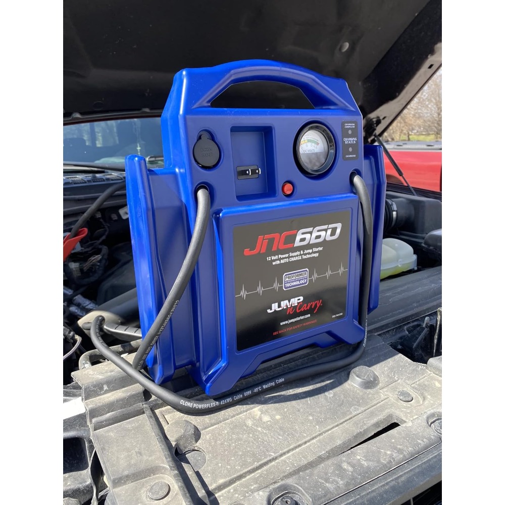 1700 ピークアンプ 12V カーバッテリー ジャンプスターター ポータブルパワーパック ブースターケーブル