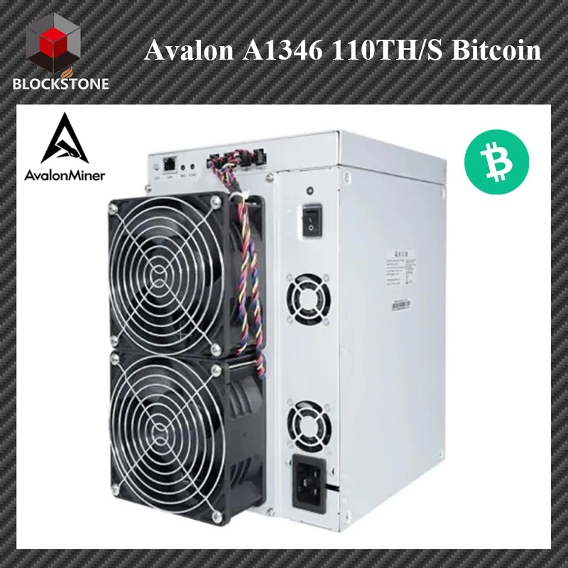 Asic BTC マイナー Avalon A1346 110Th/s 3300W ビットコイン マイナー マシン Avalon BTC マイナー A1346 Asic マイナー A1246 より BTC マイニング