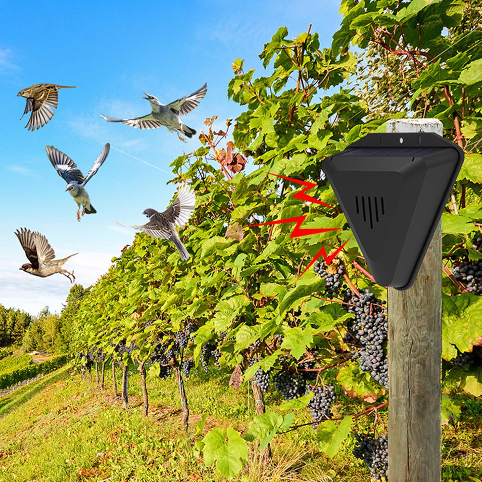 ソーラータイマー鳥よけ器 13 モデルサウンド防水鳥よけアラーム屋外作物果樹園保護動物抑止力