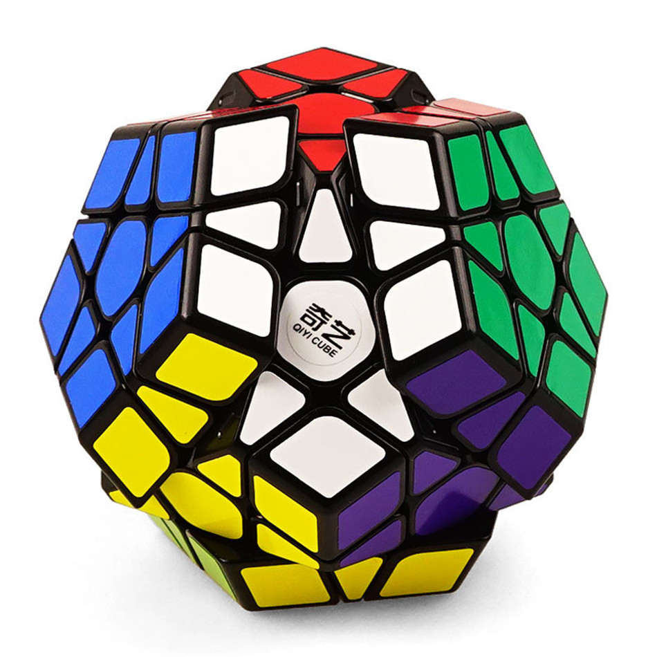 Megaminx マジック キューブ 3x3 ステッカーなし十二面体スピード キューブ頭の体操ツイスト パズルおもちゃ