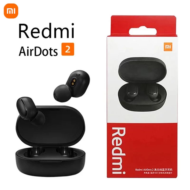 Xiaomi Airdots 2 ワイヤレスイヤホン Bluetooth ヘッドセット ワイヤレスイヤホン ノイズキャンセリングイヤホン マイク付きヘッドフォン