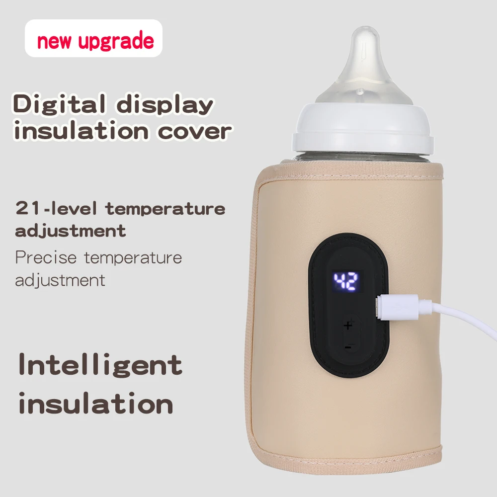 ベビーミルクウォーマー 哺乳瓶ヒーター ポータブル USB ボトルウォーマー 車用 アウトドア トラベルアクセサリー アウトドア ポータブル