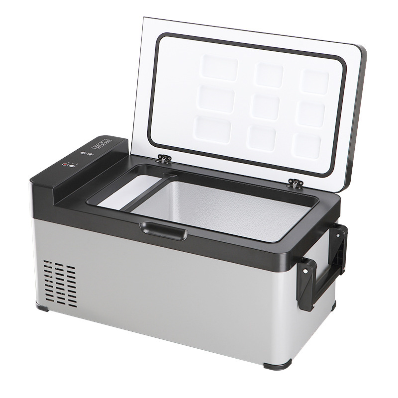 18L 30L 40L Compressor Mini Car Refrigerator Dual-Use 12V24V Outdoor Refrigeration Small Refrigerator Ice Maker for Home Car