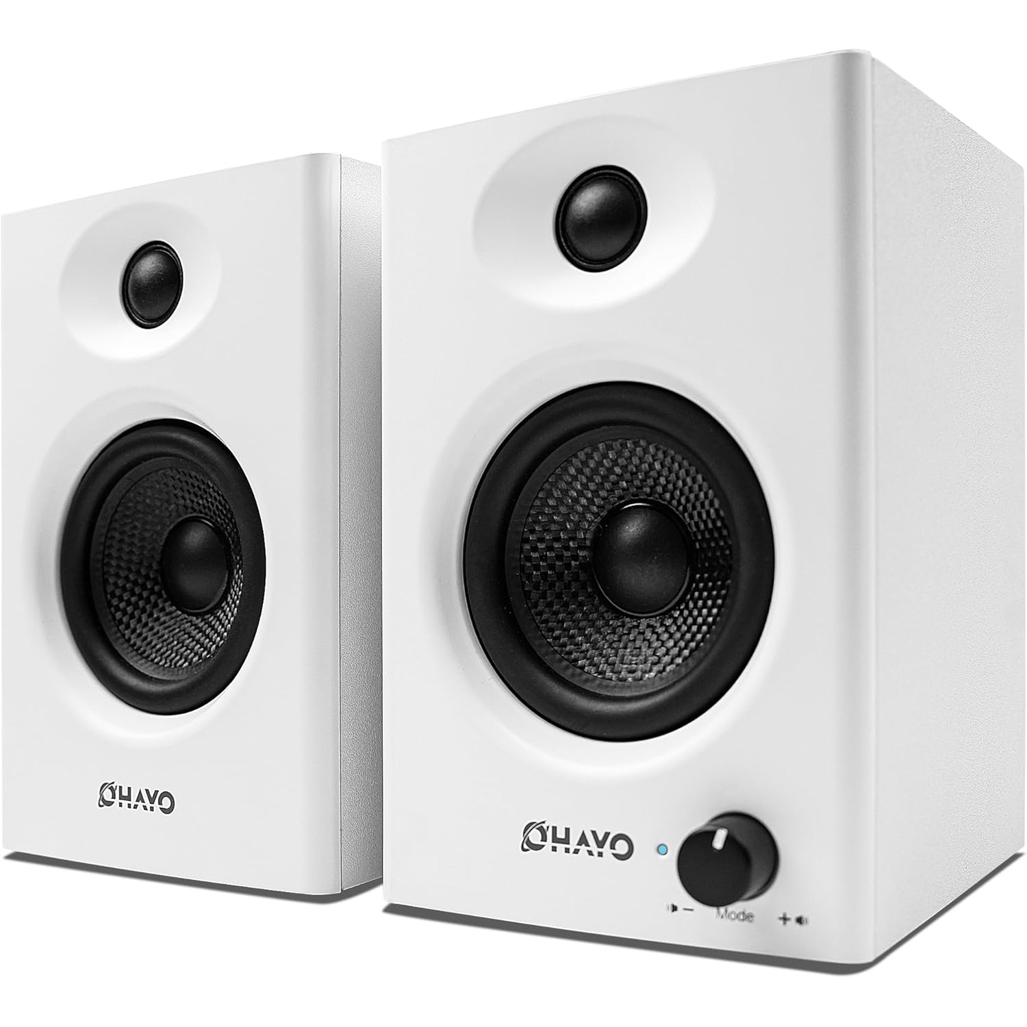 OHAYO 60W 音楽およびゲーム用コンピュータスピーカー、アクティブ Bluetooth 5.3、デスクトップ PC またはラップトップ用ステレオ 2.0 スピーカー、RCA/AUX/USB