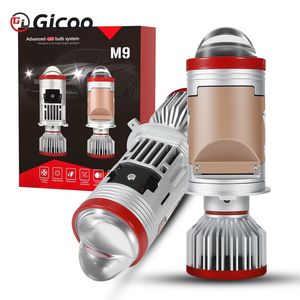 ハイビーム・ロービーム用プロジェクターレンズ 自動車用ライト 150W H4 自動車用照明部品 6000K 20000lm LED ヘッドライトバルブ ミニLEDレーザープロジェクター