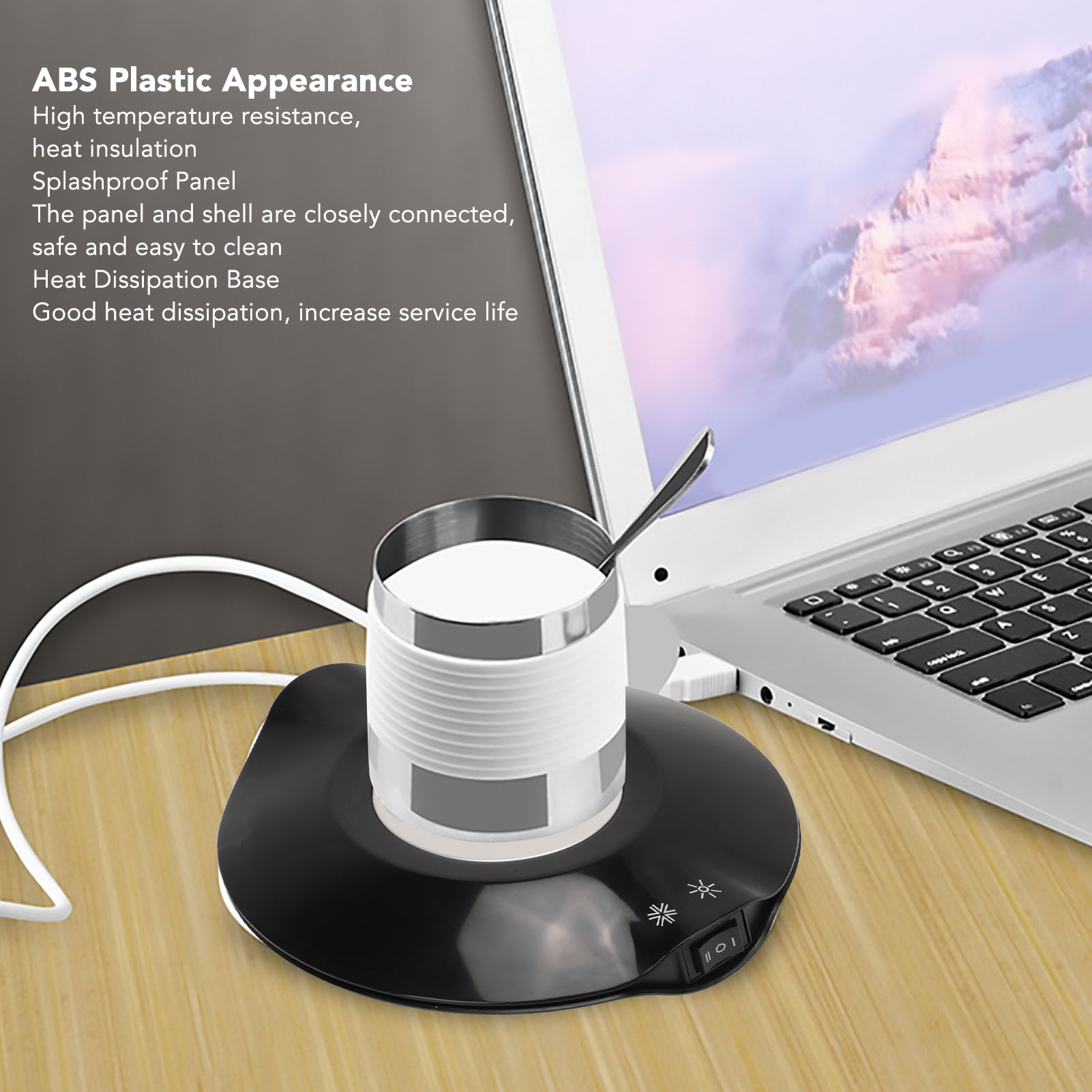 加熱冷却カップマット USB 電源電気コーヒーウォーマー飲料クーラー最大 65 度
