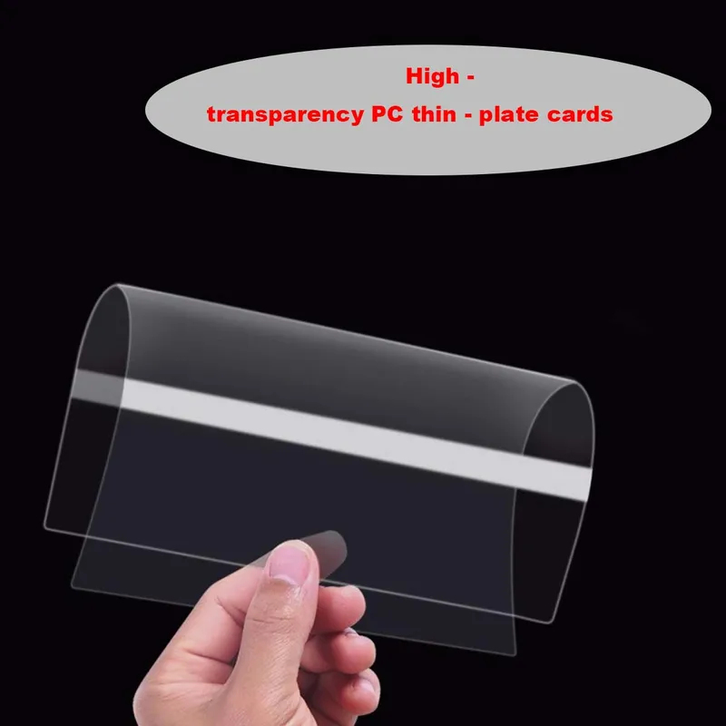 透明ポリカーボネートPCプラスチックシート透明ボード、カスタムカット加工、厚さ0.5mm～5mm